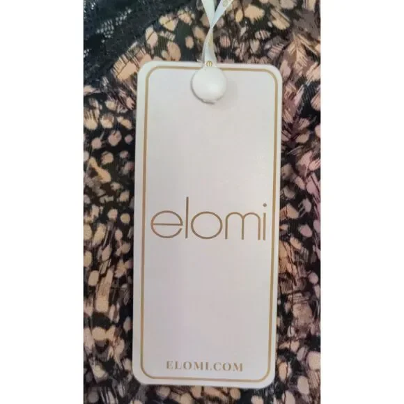 NWT Elomi  Morgan Size 32N  Underwired Plus Size Lingerie Lace Stretch Ebony - Picture 5 of 6